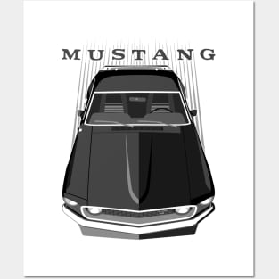 Mustang Boss 69 - Black Posters and Art